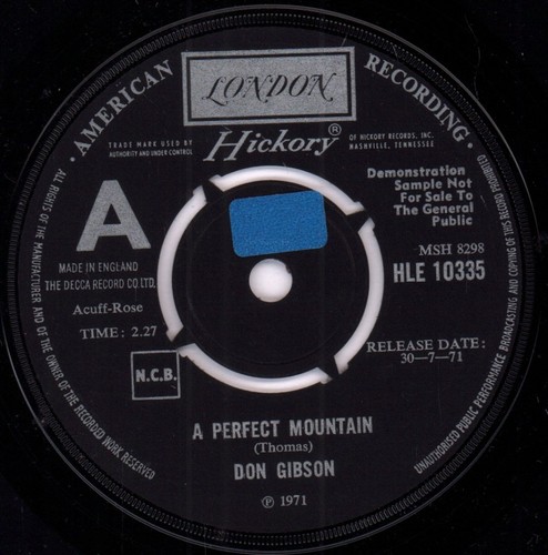 Don gibson perfect mountain - gibson,
