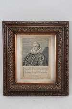 N92S27- Egidius II Sadeler (1570-1629) Kupferstich Porträt Casparo Kaplero