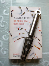 Profi Fischentschupper Nirosta Edelstahl 18/10 & Buch "34 Meter über dem Meer"