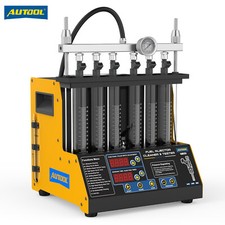 6-Zylinder Benzin Ultraschall Injektortester Reiniger Einspritzdüsen Prüfgerät