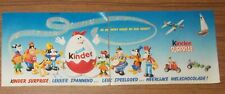 Seltene Werbung Ü-Ei Kinder Surprise MICKEY MOUSE BAND Niederlande Benelux 1990