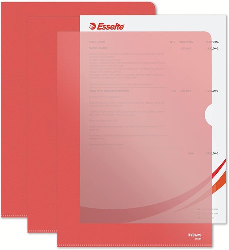 Esselte sichthüllen standard - sichthüllen,