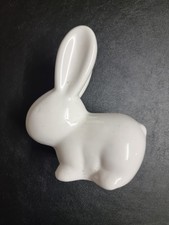Osterdeko Dekoration Zu Ostern Osterhase Keramik Weiß 15cm