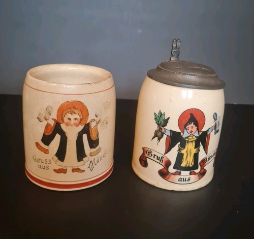 Bierkrüge münchen antik - 2,