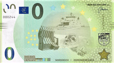 MEMO 0-Euro EAAA 143/1  NORDDEICH - NORDSEEHEILBAD FÄHRE HEULER  STRANDKORB