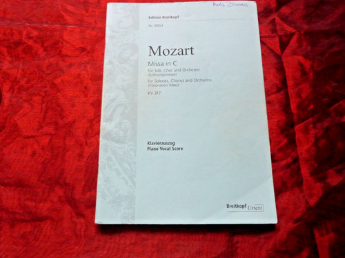Mozart missa für soli - c,