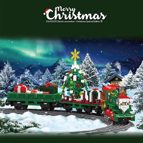 Mould king 12039 weihnachtszug - king,