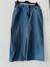 Jeansrock von Rainbow wadenlang Gr.40