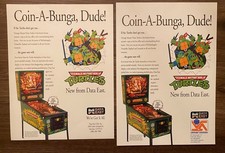 Data East Teenage Mutant Ninja Turtles / 2 Flyer (US) /Flipper Pinball