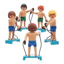 Playmobil Figur Mann Sportler Athlet Fitness Workout Stepper