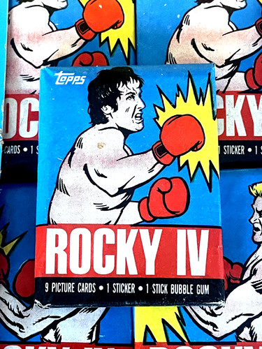 1985 topps rocky hit movie - rocky,