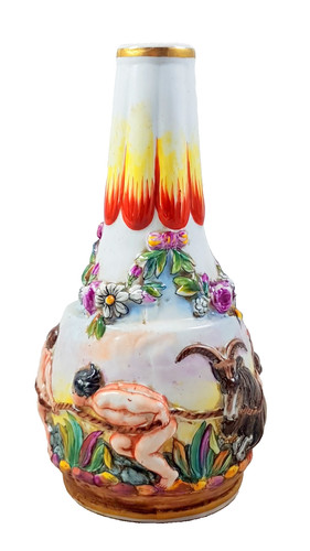 Antike vase porzellan - porzellan, flasche