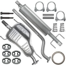 Auspuffanlage Schalldämpferset Auspuff für Opel Astra G II 2 1.4 1.6 Schrägheck