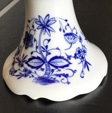 ?️Kerzenständer Zwiebelmuster Porzellan  Kerzenhalter Höhe ca. 9,5 cm  Vintage