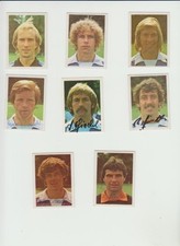 Americana Sammelbilder  TSV 1860 München mit Autogrammen 80er Jahre