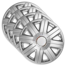 4x Radkappen Radblenden Radzierblenden Cosmos Silber 14 Zoll Set für Honda