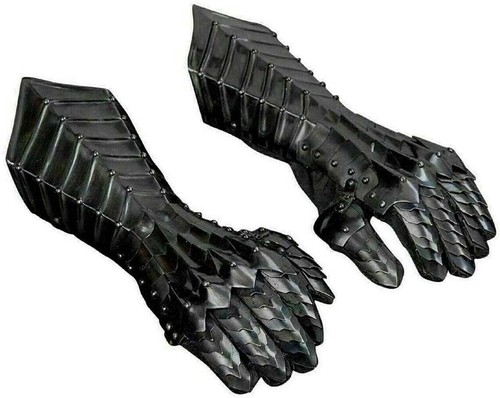 Medieval steel gauntlet - medieval,