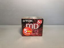 TDK | MD80 5er Pack Mix Colour Mini Disc Set | NEU #F1