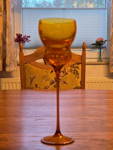 Vase mundgeblasen - , in