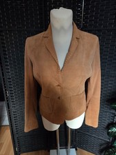 OTTO KERN ECHT LEDERJACKE BEIGEGR 44 BLAZER INNENFUTTER!!!