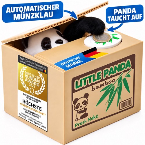 Panda spardose elektronisch - panda,