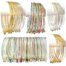 Indische Armreifen Set Ø6,5cm Schmuck Armband Bollywood Choorian Bangles Armreif