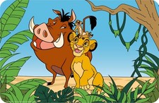 König der Löwen Tischunterlage Tischset Platzdeckchen Malunterlage 43 x 28 cm