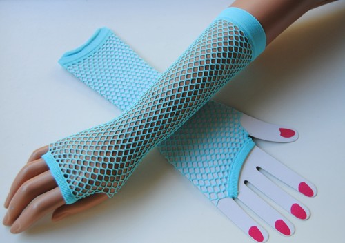 Netzhandschuhe stulpen neon - stulpen,