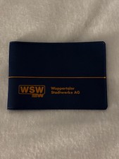 Wuppertaler Stadtwerke   alte Fahrkartenschutzhülle ca.80ger Jahre