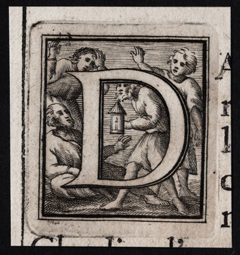 Ornament letters lettre - "d",