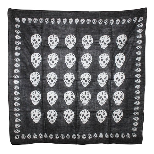 Baumwolltuch totenköpfe - baumwolltuch, 3
