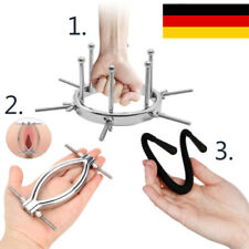 Spreizgurte Vagina-Klemmen Schamlippen Keuschheit Dilatator Spekulum Plug Damen