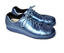 CAMPER PELOTAS SCHUHE HALBSCHUHE BLUE BOOTS BLAU METALLIC 41  #118-7#