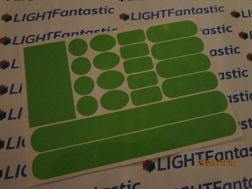 Lime green patch - lime, gabel