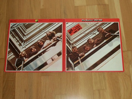 Red vinyl the beatles - red,