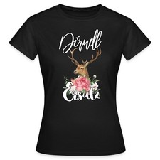 Volksfest Dirndl Ersatz Hirsch Frauen T-Shirt