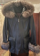 Damen Lederjacke Winter
