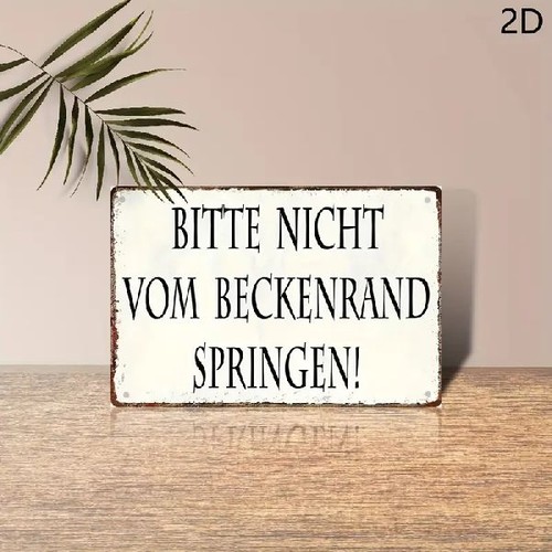 Blechschild bitte nicht vom - blechschild,
