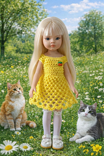 Puppenkleidung kleid paola - puppenkleidung,kleid,,