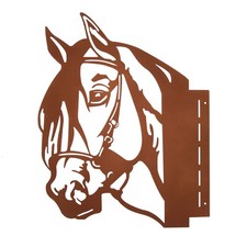 UNUS® Baumstecker Gartenstecker zum Anschrauben Rostoptik Gartendeko