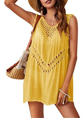 Damen ausschnitt minikleid - v-ausschnitt,