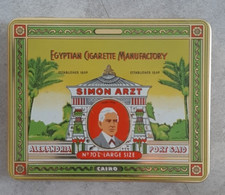 Zigaretten Blechdose Vintage Simon Arzt 