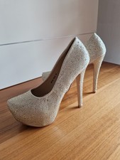 HIGH HEELS/SEXY STILETTOS/PUMPS✨️Gold/Strassstein✨️Gr.38*NEU*siehe Beschreibung 