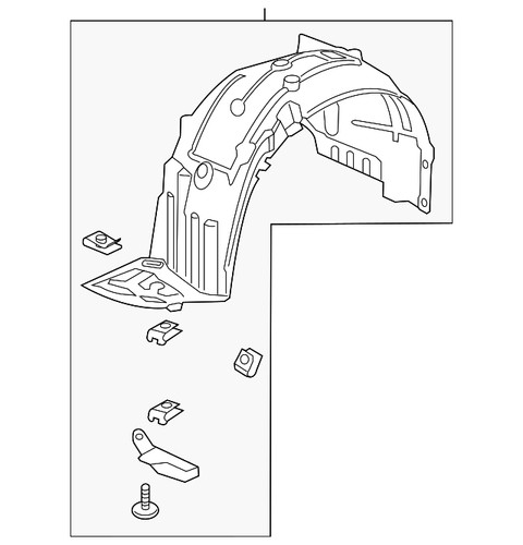 Genuine honda fender splash - fender,