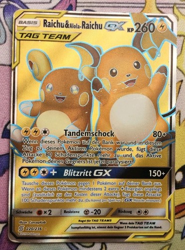 Pokemon karte raichu - pokemon,