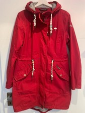 Schmuddelwedda Mantel Damen Jacke Parka Gr. L Rot