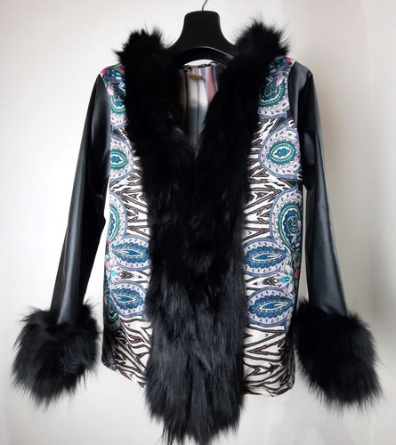 Neue daunenjacke mit echtfell - mit,