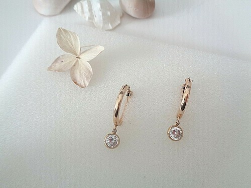 Gold creolen 14k - creolen,