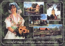 AK  LÜBBEN SPREEWALD Hafen