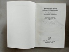 Karl Philipp Moritz und das